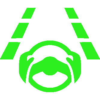 Lane Keeping Assist System (LKAS) Indicator (White/Green)